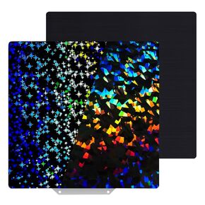لوحة بناء PEI ذات نسيج مزدوج الجانب مقاس 330 × 330 مم لطابعة Elegoo Neptune 3 Plus / 4 Plus ثلاثية الأبعاد، ولوحة فولاذية زنبركية وسرير طباعة بقاعدة مغناطيسية لـ A30/A30 Pro، وTronxy X3S/X5S/X5S Pro، وQid1 X-Max3