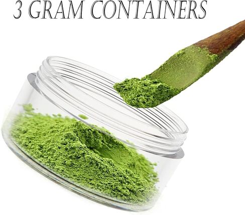 حاويات عينات ZEJIA سعة 3 جرام مع أغطية، وبرطمانات عينات صغيرة مع ملصقات، وحاويات مستحضرات تجميل بلاستيكية صغيرة لمنتجات التجميل، ومرطب الشفاه، واللوشن، والمسحوق (أغطية أرجوانية) in Kuwait
