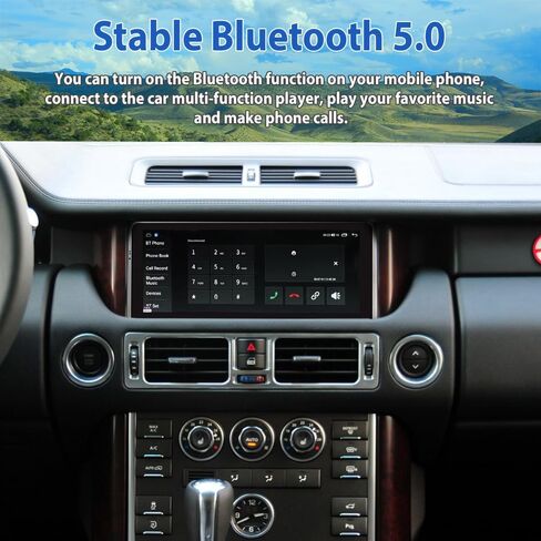 Android 12 Car Radio Upgrade for Land Rover Range Rover Vogue V8 L322 2005-2012 Multimedia Player GPS Wireless Carplay 4G WiFi OEM 4x4 Function Touch Screen Stereo Replacement (2005-2012 Model) in Kuwait