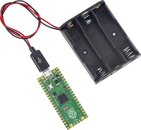 3 فتحات 1.5 فولت حامل بطارية AA (بدون مفتاح) موصل USB ميكرو للميكرو: بت لـ Pi Zero in Saudi Arabia