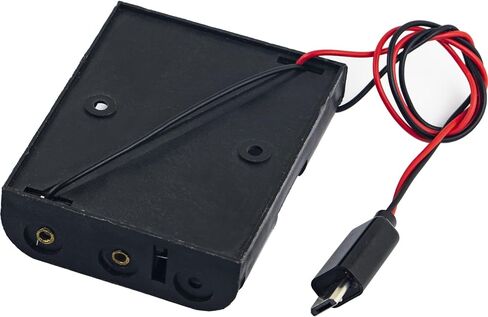 3 فتحات 1.5 فولت حامل بطارية AA (بدون مفتاح) موصل USB ميكرو للميكرو: بت لـ Pi Zero in Saudi Arabia