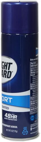 Right Guard Sport Unscented Aerosol Antiperspirant Spray 6 oz (Pack of 8) in Kuwait