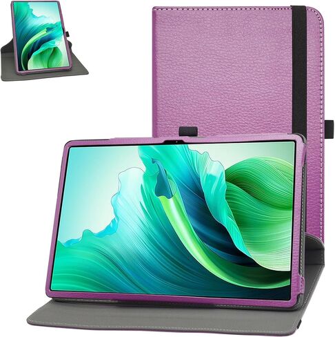 حافظة MAMA MOUTH لجهاز OUKITEL OT8 دوارة، حامل دوار 360 درجة مع غطاء بنمط لطيف لجهاز OUKITEL OT8 مقاس 11 بوصة، أرجواني in Kuwait