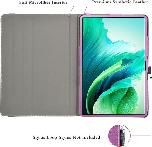 حافظة MAMA MOUTH لجهاز OUKITEL OT8 دوارة، حامل دوار 360 درجة مع غطاء بنمط لطيف لجهاز OUKITEL OT8 مقاس 11 بوصة، أرجواني in Kuwait