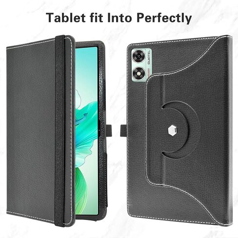 حافظة MAMA MOUTH لجهاز OUKITEL OT8 دوارة، حامل دوار 360 درجة مع غطاء بنمط لطيف لجهاز OUKITEL OT8 مقاس 11 بوصة، أرجواني in Kuwait