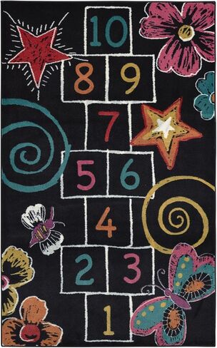 غرفة لعب موهوك هوم للأطفال، طباشير الحجلة باللون الأسود (5 × 8 بوصة) in Kuwait