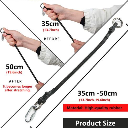 LogFaadCoi 2-Pack موسعات مقود الكلاب شديدة التحمل، ممتصة للصدمات، مشابك قفل أمان، مضادة للانفجار لتقليل إجهاد الظهر، متوافقة مع جميع الياقات والمقاود، مثالية للكلاب الصغيرة والكبيرة in Kuwait