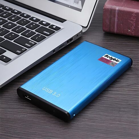 2.5-Inch Aluminum SATA to USB 3.0 Tool-Free External Hard Drive Enclosure Case [Optimized for 7mm/9mm HDD/SSD, Support UASP Compatible with WD Toshiba Samsung Hitachi PS4 Xbox PC TV] (Blue) in Saudi Arabia