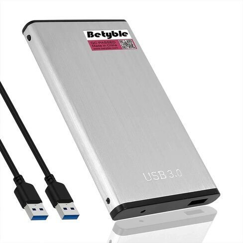 حافظة محرك أقراص صلبة خارجي مقاس 2.5 بوصة من الألومنيوم SATA إلى USB 3.0 خالية من الأدوات [مثالية لمحرك الأقراص الصلبة/SSD مقاس 7 مم/9 مم، تدعم UASP المتوافق مع تلفزيون WD Toshiba Samsung Hitachi PS4 Xbox PC] (أزرق) in Saudi Arabia