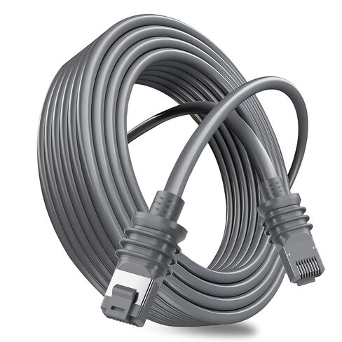 Starlink Cable Gen 3, 2000Mbps Starlink Gen 3 Cable, High Seepd Starlink Ethernet Cable, Waterproof Starlink Extension Cable, Replacement Cable for Starlink Gen3, V3, Mini, Gray （50FT） in Saudi Arabia