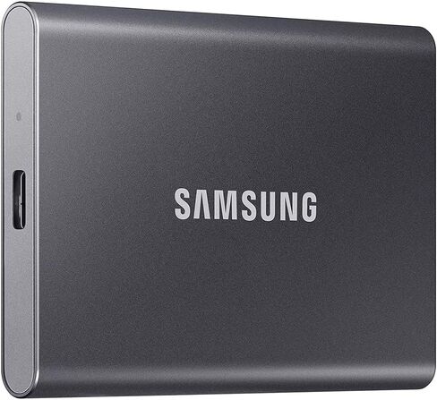 SAMSUNG MU-PC2T0T/AM محمول SSD T7 USB 3.2 2 تيرابايت حزمة رمادية مع حافظة Deco Gear صلبة EVA مع سحاب للأجهزة اللوحية ونظام تحديد المواقع العالمي 6 بوصة وحزمة حماية محسنة CPS لمدة عام واحد in Saudi Arabia