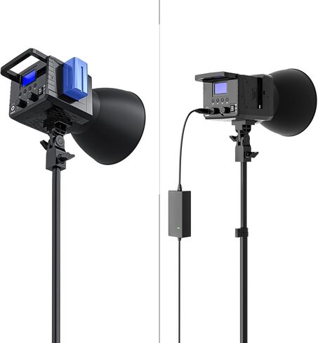 سوكاني مصباح فيديو LED RGB X60 مع تحكم عن طريق التطبيق، بحد اقصى 80 واط ثنائي اللون 2800-10000 كلفن CRI96+ TLCI 95+ اضاءة بوينز للتصوير الفوتوغرافي وتسجيل الفيديو وحفلات الزفاف والتصوير في الهواء in Kuwait