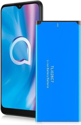 بطارية SHENMZ TLi028C7، (𝟐𝟎𝟐𝟰 𝐍𝐞𝐰 𝐔𝐩𝐠𝐫𝐚𝐝𝐞) بديلة ذات سعة عالية متوافقة مع هاتف Alcatel per 1A 1B Year 2020 5002H Tracfone A3 A509DL 3.85V,300 0 مللي أمبير/11.55 واط ساعي in Kuwait