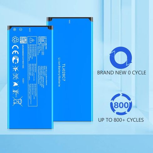 بطارية SHENMZ TLi028C7، (𝟐𝟎𝟐𝟰 𝐍𝐞𝐰 𝐔𝐩𝐠𝐫𝐚𝐝𝐞) بديلة ذات سعة عالية متوافقة مع هاتف Alcatel per 1A 1B Year 2020 5002H Tracfone A3 A509DL 3.85V,300 0 مللي أمبير/11.55 واط ساعي in Kuwait