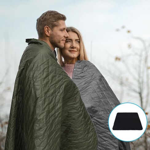 Preboun 4 Pack Large Waterproof Stadium Blanket Bulk 55x78 Inch Thick Warm Fleece Camping Blanket Windproof Picnic Blankets for Homelss Donations Cold Weather Football Games Concert Beach Outdoor in Saudi Arabia