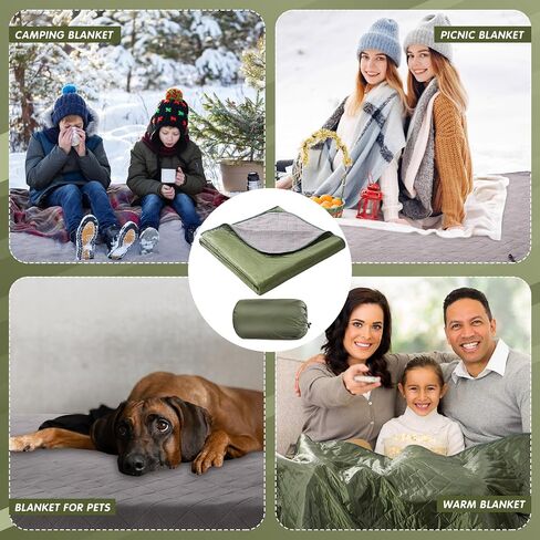 Preboun 4 Pack Large Waterproof Stadium Blanket Bulk 55x78 Inch Thick Warm Fleece Camping Blanket Windproof Picnic Blankets for Homelss Donations Cold Weather Football Games Concert Beach Outdoor in Saudi Arabia