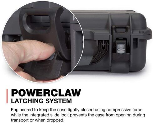 حقيبة حمل Nanuk 920 صلبة مع حشوة إسفنجية لـ DJI Mavic 2 Pro وZoom، جرافيت in Kuwait