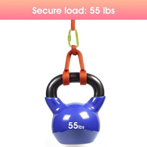 4 Pack D Shape Buckle Carabiner Clip, 3" Aluminum Carabiner Pack, Spring Hook Snap Fasteners Sport Accessories for Outdoor Camping Hiking in Saudi Arabia