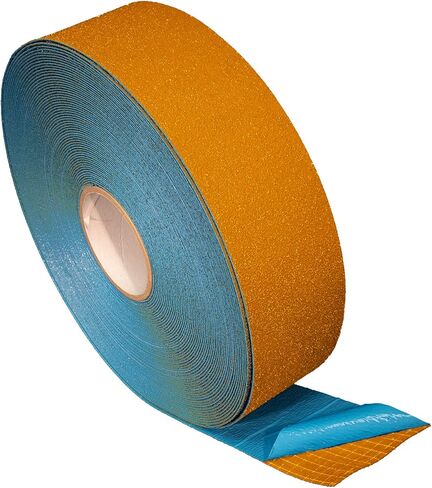 شريط تحديد الرصيف DuraMark RPT-750 - شريط قاعدة مطاطي متين ومقاوم للانزلاق ومتين للاستخدام الخارجي، معتمد من Bast (أصفر، 2 بوصة × 108 قدم) in Kuwait