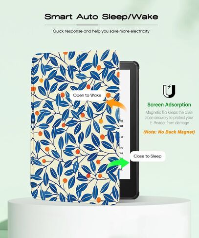 for Kindle Paperwhite Case 2021 - Slim Durable PU Leather Smart Cover with Hand Strap, Auto Wake/Sleep - Fits Kindle Paperwhite 11th Generation 6.8'' and Signature Edition 2021 Released, Pink in Saudi Arabia