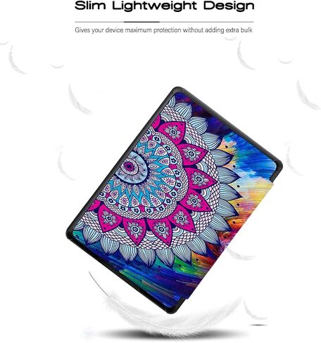 for Kindle Paperwhite Case 2021 - Slim Durable PU Leather Smart Cover with Hand Strap, Auto Wake/Sleep - Fits Kindle Paperwhite 11th Generation 6.8'' and Signature Edition 2021 Released, Pink in Saudi Arabia