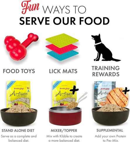 Grandma Lucy's Artisan Dog Food, Grain Free and Freeze-Dried - Artisan Venison, 10Lb Bag in Kuwait