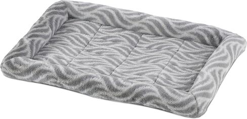 MidWest Homes For Pets QuiteTime Deluxe Wave Bolster Bed for Small Dogs; Easily Machine Wash and Dry; Gray; 24"; 40224-WVGY in Kuwait