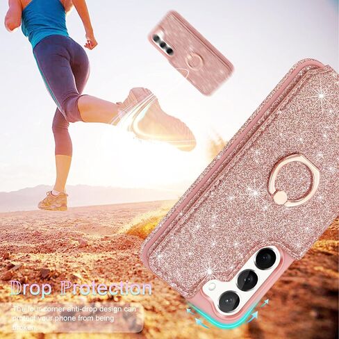 for Samsung Galaxy Z Flip 7 Case with 360° Rotatable Ring Stand in Kuwait