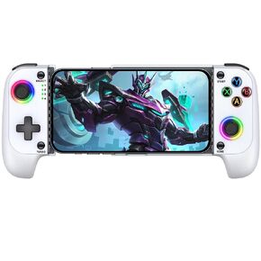 AXYBCOOL Game Controller for iphone/Android, Wireless Phone Controller with RGB Support Xbox Game Pass, PlayStation, Steam Link, Call of Duty, Mobile Gaming Controller Support Roblox, Minecraft