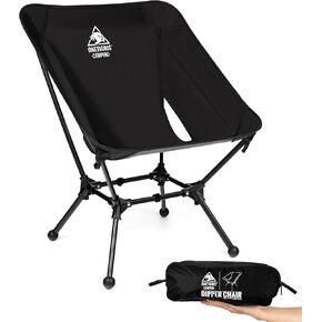 OneTigris Dipper Ultralight Small Camping Chair, 1.96 lbs, Compact Collapsible Small Hiking Backpacking Chair