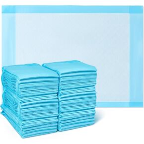 Medline Light Absorbency Underpad, 17" x 24", 100 Count, Disposable Chucks, Bed, Furniture & Surface Protection, For Kids, Adults, Elderly, Puppy Pad, Changing Pad, Incontinence Pee Pad