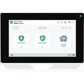 2GIG 2GIG-EDG-NA-VA Security and Automation Panel, Facial Recognition Disarm, Improved 7" Screen with Brighter Color and Greater Detail, Intuitive 1 Button Access to Smart Home Devices