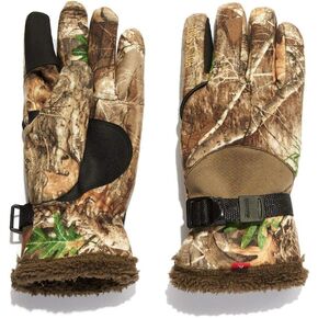 HOT SHOT Men’s Camo Gorge Stormproof Glove – Realtree Edge Outdoor Hunting Camouflage