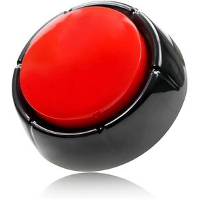 Recordable Button Voice Recording Button 30 Seconds Recording Talking Button Easy Buttons Recording Buttons for Classroom Dog Buttons for Communication Study Practical Jokes