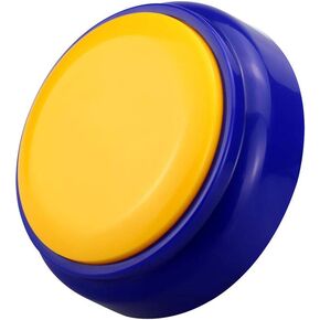 Recordable Button Easy Record Button Recordable Talking Button Record Answer Button Dog Buttons for Communication Record Your Own Sound Button Easy Button Pet Training Dog Talking Buttons