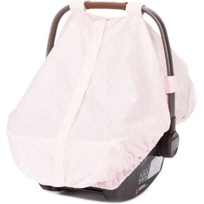 Diono Infant Car Seat Cover, Universal Weather Protection Canopy for Baby, Adjustable and Breathable with Insect Net, Blue