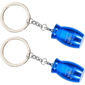 Pet Urns for Dogs Ashes Cremation Ash Urn Keychain 2pcs Pet Urn Keychain Keepsake Memorial Jewelry Dog Cat Funeral Key Chain Ashes Holder Keyring for Human Dog Cat Ashes Pet Urn
