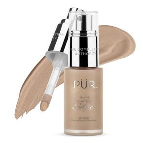 PÜR MINERALS 4-in-1 Love Your Selfie Longwear Foundation & Concealer, Tn3,1 Ounce(Pack of 1)