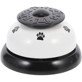 GANAZONO Dog Training Bell Dog Puppy Pet Potty Training Bells Dog Cat Door Bell Tell Bell Black White