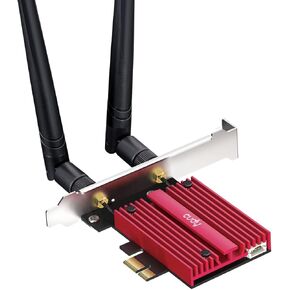 Cudy WiFi 7 BE9300 WE9300 PCIe WiFi Card for PC, 6GHz Tri-Band Wireless Adapter, Intel BE200 Chipset, Bluetooth 5.4, WPA3, Easy Installation