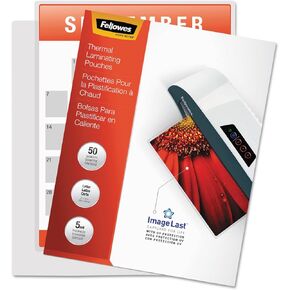 Fellowes 52040 Laminating Pouches with UV Protection, 5mil, 11-1/2 x 9, 100/Pack
