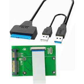 Sintech 1.8-Inch 40-Pin ZIF HDD to SATA Adapter Card with USB 3.0 SATA Cable,Compatible with MK2008GAL MK3008GAL Hard Disk