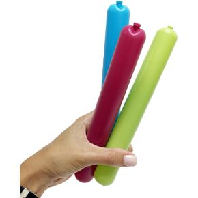 4 Pc 8" Gel Ice Stick Plastic Freezable Reusable Cooling Rod Drink Bottle Water