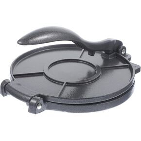 Aluminum Tortilla Press Heavy Duty Flour Tortilla Maker Quesadilla Empanada Dumpling Press Tortilladora for Kitchen Corn Dough Taco Shell Presser Silver