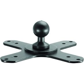 iBOLT Metal Portable Electronic Device Mount Adapter for VESA 75/100 to 25mm Ball/1-inch, Monitor Mount