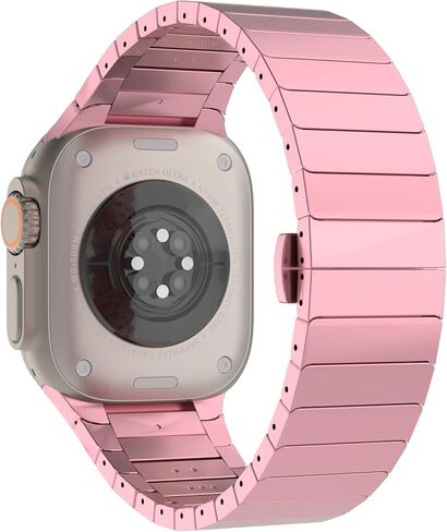 BUREI Compatible with Apple Watch Bands Stainless Steel Metal Watch Band for iWatch Series Classic Business Apple Watch Bands 49mm 45mm 44mm 42mm 41mm 40mm 38mm for Men and Women in Saudi Arabia