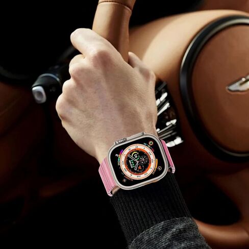 BUREI Compatible with Apple Watch Bands Stainless Steel Metal Watch Band for iWatch Series Classic Business Apple Watch Bands 49mm 45mm 44mm 42mm 41mm 40mm 38mm for Men and Women in Saudi Arabia