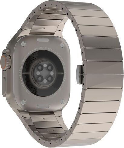 BUREI Compatible with Apple Watch Bands Stainless Steel Metal Watch Band for iWatch Series Classic Business Apple Watch Bands 49mm 45mm 44mm 42mm 41mm 40mm 38mm for Men and Women in Saudi Arabia