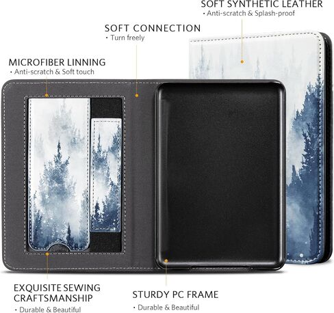 CoBak Case for 6'' All New Kindle 11th Generation 2022 Release Only - Ultra Slim PU Leather Smart Cover with Auto Sleep and Wake, Premium Protective Case for Kindle 2022 in Saudi Arabia