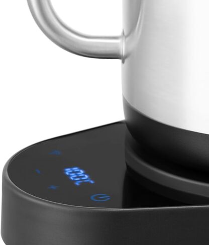غلاية مياه كهربائية Bodum 34 أونصة Bistro Gooseneck، صب فوق القهوة والشاي، التحكم في درجة الحرارة مع شاشة Wi-Fi، فولاذ مقاوم للصدأ مصقول in Kuwait